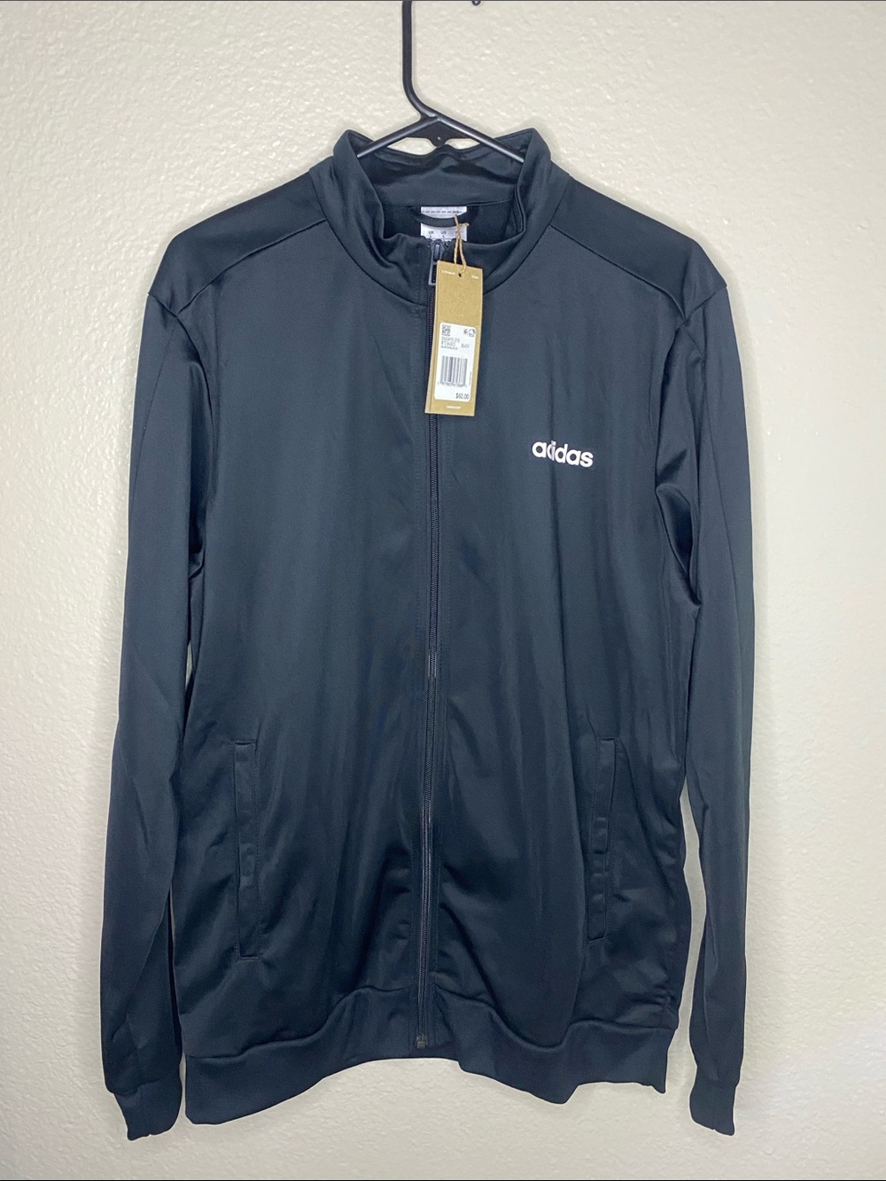 Adidas MTS Basics Black Full Zipper Jacket